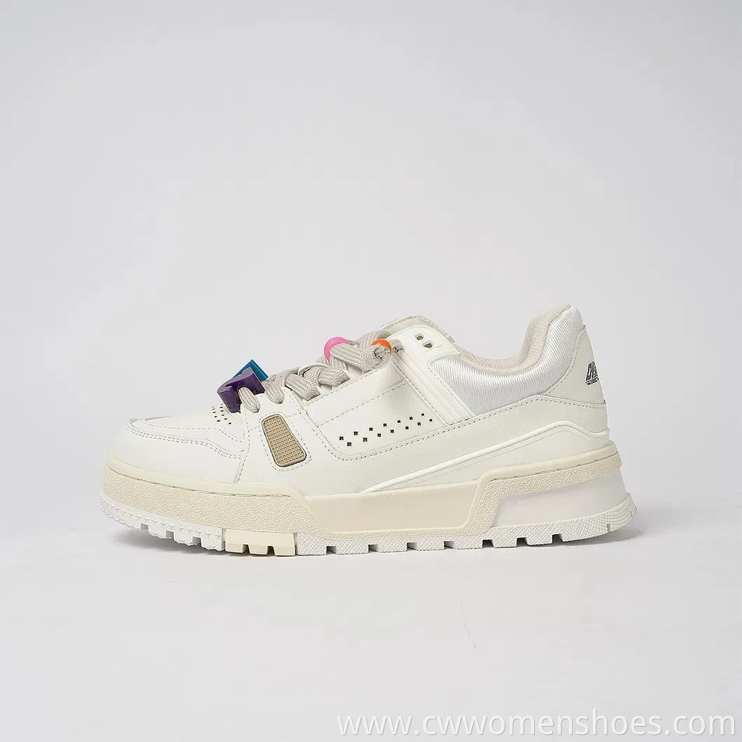 Low Price Wholesale Fashion Women's Shoes Spring and Autumn Single Boots Popular Casual Sports Designer Shoes Thick-Soled Running Small Sneaker